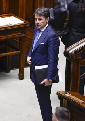 IPA89365017 - Rome, Chamber of Deputies: Electoral Law, explanations of vote, and vote of confidence on Article 1; pictured: Giuseppe Conte Copyright: xSTEFANOxCAROFEIx xSTEFANOxCAROFEIx xFOTOGRAMMAx IPA89365017