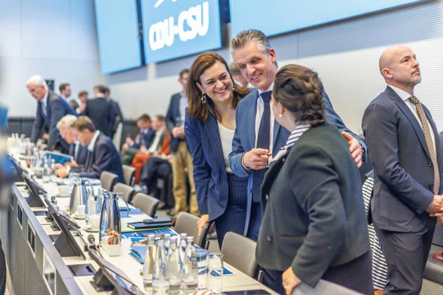 Fraktionssitzung CDU CSU Thorsten Frei (CDU), Fraktionsvorsitzender bei einer Fraktionssitzung am 06.10.2026 in Berlin. Berlin Berlin Deutschland Bundestag