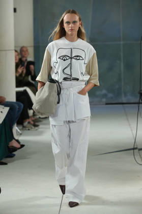 PFW - Litkovska Runway A model walks the runway during the Litkovska Womenswear Spring Summer 2027 show as part of the Paris Fashion Week on October 6, 2026 in Paris, France. Photo by Alain-Gil Gonzalez ABACAPRESS.COM Paris France Copyright: xGonzalezxAlain-Gil ABACAx