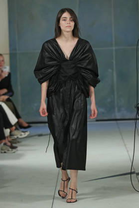 PFW - Litkovska Runway A model walks the runway during the Litkovska Womenswear Spring Summer 2027 show as part of the Paris Fashion Week on October 6, 2026 in Paris, France. Photo by Alain-Gil Gonzalez ABACAPRESS.COM Paris France Copyright: xGonzalezxAlain-Gil ABACAx