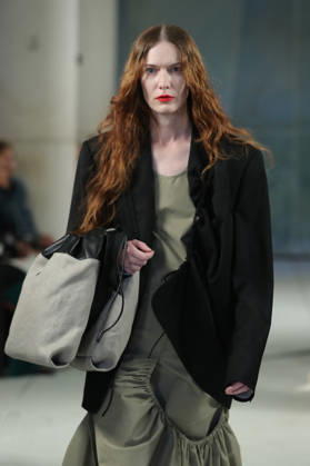 PFW - Litkovska Runway A model walks the runway during the Litkovska Womenswear Spring Summer 2027 show as part of the Paris Fashion Week on October 6, 2026 in Paris, France. Photo by Alain-Gil Gonzalez ABACAPRESS.COM Paris France Copyright: xGonzalezxAlain-Gil ABACAx