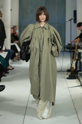 PFW - Litkovska Runway A model walks the runway during the Litkovska Womenswear Spring Summer 2027 show as part of the Paris Fashion Week on October 6, 2026 in Paris, France. Photo by Alain-Gil Gonzalez ABACAPRESS.COM Paris France Copyright: xGonzalezxAlain-Gil ABACAx