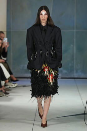 PFW - Litkovska Runway A model walks the runway during the Litkovska Womenswear Spring Summer 2027 show as part of the Paris Fashion Week on October 6, 2026 in Paris, France. Photo by Alain-Gil Gonzalez ABACAPRESS.COM Paris France Copyright: xGonzalezxAlain-Gil ABACAx