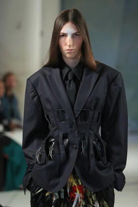 PFW - Litkovska Runway A model walks the runway during the Litkovska Womenswear Spring Summer 2027 show as part of the Paris Fashion Week on October 6, 2026 in Paris, France. Photo by Alain-Gil Gonzalez ABACAPRESS.COM Paris France Copyright: xGonzalezxAlain-Gil ABACAx