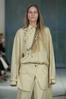 PFW - Litkovska Runway A model walks the runway during the Litkovska Womenswear Spring Summer 2027 show as part of the Paris Fashion Week on October 6, 2026 in Paris, France. Photo by Alain-Gil Gonzalez ABACAPRESS.COM Paris France Copyright: xGonzalezxAlain-Gil ABACAx