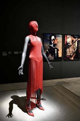 Tate Britain, The 90s : Art and Fashion London, UK. Red Dress by Alexander McQueen. Art & Fashion, Tate Britain. Tate Britain has opened the first exhibition to explore the art, photography and fashion of the 1990s, adecade synonymous with possibility, optimism and an audacious spirit. The 90s : Art and Fashion explores this period s surge of creative energy, shaped by its opportunities and challenges. 06 October 2026., Credit:Michael Melia Michael Melia - B2778 Avalon Copyright: xMichaelxMeliax xMichaelxMeliax-xB2778x xAvalonx 1141014203