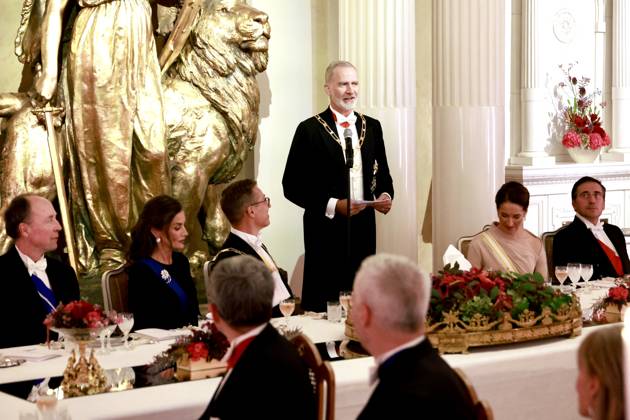 06-10-2026 Gala King Felipe and Queen Letizia and President Alexander Stubb and Suzanne Innes-Stubb pose before the dinner at the Presidential palace in Helsinki, Finland. Â Copyright: xPPEx