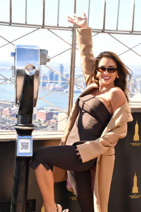 NEW YORK, NY- OCTOBER 6: Jessie James Decker at the Empire State Building to Celebrate the Release of New Cookbook The Secret Sauce: A Family Cookbook Seasoned with Love on October 6, 2026 in New York City. Copyright: xmpi099 MediaPunchx