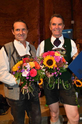 Alexander und Thomas Huber (Huber-Baum) Verleihung der Bayerischen Staatsmedaille für soziale Verdienste 2026 Allerheiligen-Hofkirche München 06. Oktober 2026