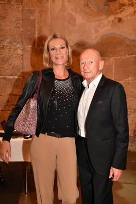 Maria Höfl-Riesch mit Freund Johann Schrempf Verleihung der Bayerischen Staatsmedaille für soziale Verdienste 2026 Allerheiligen-Hofkirche München 06. Oktober 2026