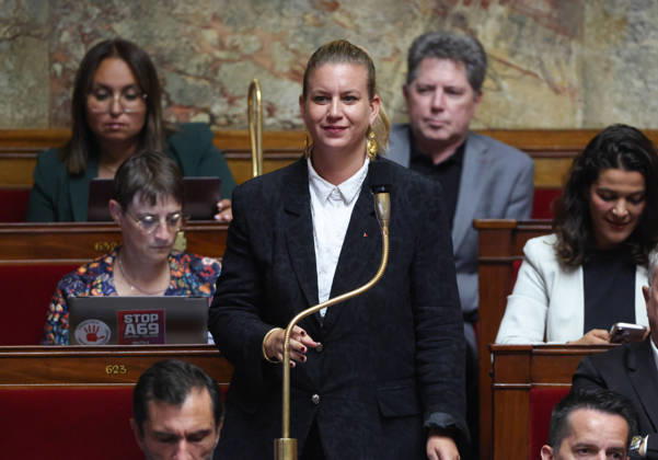 AssembleÌe Nationale - QAG du 6 octobre 2026 Mathilde Panot Sà ance des Questions d Actualità s au Gouvernement à l AssembleÌe Nationale à Paris, le 6 octobre 2026. Current Affairs Question Period with the Government at the National Assembly in Paris, October 6, 2026. Copyright: xFabricexChasseryx