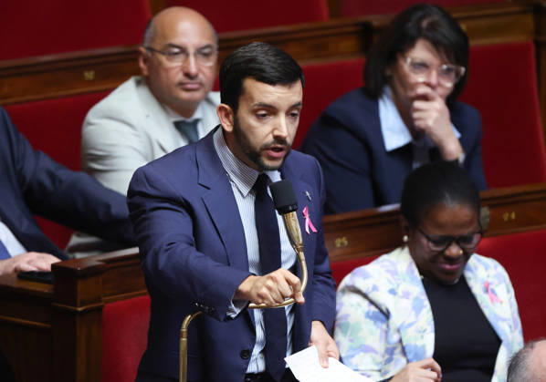 AssembleÌe Nationale - QAG du 6 octobre 2026 Jean-Philippe Tanguy Sà ance des Questions d Actualità s au Gouvernement à l AssembleÌe Nationale à Paris, le 6 octobre 2026. Current Affairs Question Period with the Government at the National Assembly in Paris, October 6, 2026. Copyright: xFabricexChasseryx
