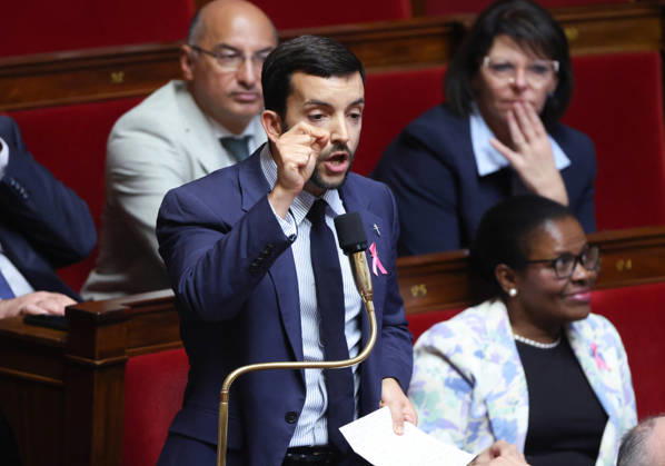 AssembleÌe Nationale - QAG du 6 octobre 2026 Jean-Philippe Tanguy Sà ance des Questions d Actualità s au Gouvernement à l AssembleÌe Nationale à Paris, le 6 octobre 2026. Current Affairs Question Period with the Government at the National Assembly in Paris, October 6, 2026. Copyright: xFabricexChasseryx