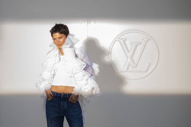 Louis Vuitton - Photocall - Paris Fashion Week EB Zendaya attends the Louis Vuitton Womenswear Spring Summer 2027 show as part of Paris Fashion Week on October 06, 2026 in Paris, France. Photo by Eliot Blondet ABACAPRESS.COM Paris France France  Copyright: xBlondetxEliot ABACAx