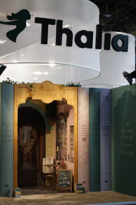 Frankfurt Impressionen 06.10.2026 auf der 78. Frankfurter Buchmesse präsentiert sich THALIA mit einem Messestand Bookish Escape Frankfurt (Main) Hessen Deutschland