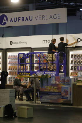 Frankfurt Impressionen 06.10.2026 auf der 78. Frankfurter Buchmesse präsentieren sich die Aufbau Verlage Frankfurt (Main) Hessen Deutschland