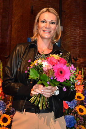 Maria Riesch bei der Verleihung der Bayerischen Staatsmedaille fuer soziale Verdienste in der Allerheiligen-Hofkirche, Residenz am 6.10.2026 in Muenchen Maria Riesch attends the presentation of the Bavarian State Medal for Social Merit in the All Saints Court Church (Allerheiligen-Hofkirche) at the Residenz on October 6, 2026 in Munich, Germany Bayerische Staatsmedaille fuer Maria Riesch und die Huber Brueder in Muenchen