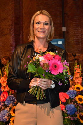 Maria Riesch bei der Verleihung der Bayerischen Staatsmedaille fuer soziale Verdienste in der Allerheiligen-Hofkirche, Residenz am 6.10.2026 in Muenchen Maria Riesch attends the presentation of the Bavarian State Medal for Social Merit in the All Saints Court Church (Allerheiligen-Hofkirche) at the Residenz on October 6, 2026 in Munich, Germany Bayerische Staatsmedaille fuer Maria Riesch und die Huber Brueder in Muenchen