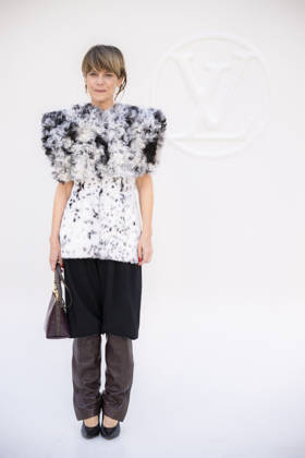Louis Vuitton - Photocall - Paris Fashion Week EB Marina Fois attends the Louis Vuitton Womenswear Spring Summer 2027 show as part of Paris Fashion Week on October 06, 2026 in Paris, France. Photo by Eliot Blondet ABACAPRESS.COM Paris France France  Copyright: xBlondetxEliot ABACAx