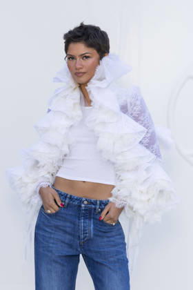 Zendaya at the photocall for the Louis Vuitton Spring Summer 2027 Women’s Ready-to-Wear show during Paris Fashion Week (PFW) at the Cité internationale universitaire de Paris, France, on October 6, 2026. Olivier Borde, Bestimage. Photocall at the Louis Vuitton Women’s Ready-to-Wear Spring Summer 2027 show as part of Paris Fashion Week on October 6, 2026, in Paris, France.  Copyright: xOLIVIERxBORDEx xBESTIMAGExOLIVIERxBORDEx xBESTIMAGEx