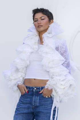 Zendaya at the photocall for the Louis Vuitton Spring Summer 2027 Women’s Ready-to-Wear show during Paris Fashion Week (PFW) at the Cité internationale universitaire de Paris, France, on October 6, 2026. Olivier Borde, Bestimage. Photocall at the Louis Vuitton Women’s Ready-to-Wear Spring Summer 2027 show as part of Paris Fashion Week on October 6, 2026, in Paris, France.  Copyright: xOLIVIERxBORDEx xBESTIMAGExOLIVIERxBORDEx xBESTIMAGEx