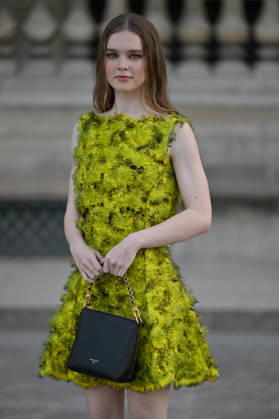 PFW Louis Vuitton Outside Arrivals Summer H. Howell arriving at Louis Vuitton show during Paris Fashion Week, in Paris, France on 6 October 2026. Photo by Julien Reynaud APS-Medias ABACAPRESS.COM Paris France  Copyright: xReynaudxJulien APS-Medias ABACAx