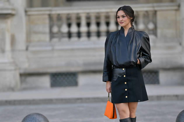 PFW Louis Vuitton Outside Arrivals Anna Lambe arriving at Louis Vuitton show during Paris Fashion Week, in Paris, France on 6 October 2026. Photo by Julien Reynaud APS-Medias ABACAPRESS.COM Paris France  Copyright: xReynaudxJulien APS-Medias ABACAx