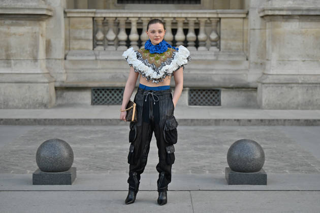 PFW Louis Vuitton Outside Arrivals Chloe Grace Moretz arriving at Louis Vuitton show during Paris Fashion Week, in Paris, France on 6 October 2026. Photo by Julien Reynaud APS-Medias ABACAPRESS.COM Paris France  Copyright: xReynaudxJulien APS-Medias ABACAx