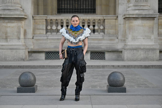 PFW Louis Vuitton Outside Arrivals Chloe Grace Moretz arriving at Louis Vuitton show during Paris Fashion Week, in Paris, France on 6 October 2026. Photo by Julien Reynaud APS-Medias ABACAPRESS.COM Paris France  Copyright: xReynaudxJulien APS-Medias ABACAx