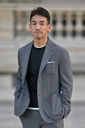 PFW Louis Vuitton Outside Arrivals Hidetoshi Nakata arriving at Louis Vuitton show during Paris Fashion Week, in Paris, France on 6 October 2026. Photo by Julien Reynaud APS-Medias ABACAPRESS.COM Paris France  Copyright: xReynaudxJulien APS-Medias ABACAx