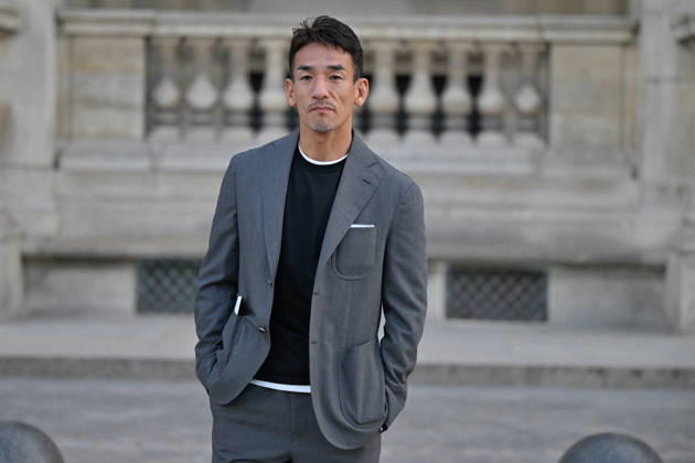 PFW Louis Vuitton Outside Arrivals Hidetoshi Nakata arriving at Louis Vuitton show during Paris Fashion Week, in Paris, France on 6 October 2026. Photo by Julien Reynaud APS-Medias ABACAPRESS.COM Paris France  Copyright: xReynaudxJulien APS-Medias ABACAx