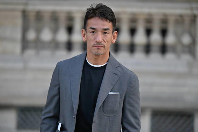 PFW Louis Vuitton Outside Arrivals Hidetoshi Nakata arriving at Louis Vuitton show during Paris Fashion Week, in Paris, France on 6 October 2026. Photo by Julien Reynaud APS-Medias ABACAPRESS.COM Paris France  Copyright: xReynaudxJulien APS-Medias ABACAx