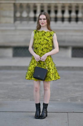 PFW Louis Vuitton Outside Arrivals Summer H. Howell arriving at Louis Vuitton show during Paris Fashion Week, in Paris, France on 6 October 2026. Photo by Julien Reynaud APS-Medias ABACAPRESS.COM Paris France  Copyright: xReynaudxJulien APS-Medias ABACAx