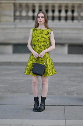 PFW Louis Vuitton Outside Arrivals Summer H. Howell arriving at Louis Vuitton show during Paris Fashion Week, in Paris, France on 6 October 2026. Photo by Julien Reynaud APS-Medias ABACAPRESS.COM Paris France  Copyright: xReynaudxJulien APS-Medias ABACAx