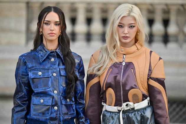 PFW Louis Vuitton Outside Arrivals Daniela Avanzini, Yoonchae arriving at Louis Vuitton show during Paris Fashion Week, in Paris, France on 6 October 2026. Photo by Julien Reynaud APS-Medias ABACAPRESS.COM Paris France  Copyright: xReynaudxJulien APS-Medias ABACAx