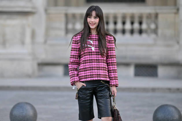 PFW Louis Vuitton Outside Arrivals Urassaya Sperbund arriving at Louis Vuitton show during Paris Fashion Week, in Paris, France on 6 October 2026. Photo by Julien Reynaud APS-Medias ABACAPRESS.COM Paris France  Copyright: xReynaudxJulien APS-Medias ABACAx