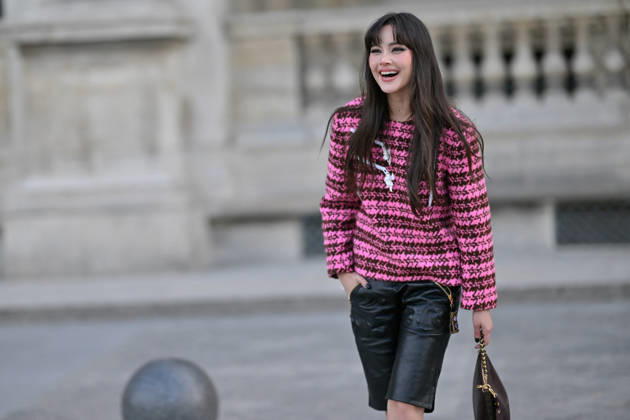 PFW Louis Vuitton Outside Arrivals Urassaya Sperbund arriving at Louis Vuitton show during Paris Fashion Week, in Paris, France on 6 October 2026. Photo by Julien Reynaud APS-Medias ABACAPRESS.COM Paris France  Copyright: xReynaudxJulien APS-Medias ABACAx