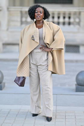 PFW Louis Vuitton Outside Arrivals Wunmi Mosaku arriving at Louis Vuitton show during Paris Fashion Week, in Paris, France on 6 October 2026. Photo by Julien Reynaud APS-Medias ABACAPRESS.COM Paris France  Copyright: xReynaudxJulien APS-Medias ABACAx