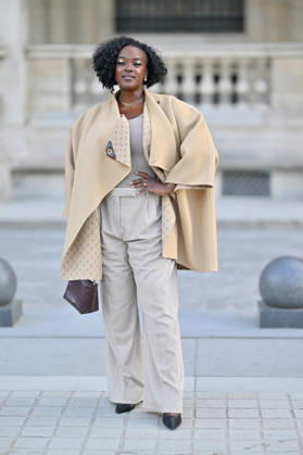 PFW Louis Vuitton Outside Arrivals Wunmi Mosaku arriving at Louis Vuitton show during Paris Fashion Week, in Paris, France on 6 October 2026. Photo by Julien Reynaud APS-Medias ABACAPRESS.COM Paris France  Copyright: xReynaudxJulien APS-Medias ABACAx