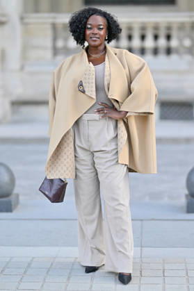 PFW Louis Vuitton Outside Arrivals Wunmi Mosaku arriving at Louis Vuitton show during Paris Fashion Week, in Paris, France on 6 October 2026. Photo by Julien Reynaud APS-Medias ABACAPRESS.COM Paris France  Copyright: xReynaudxJulien APS-Medias ABACAx