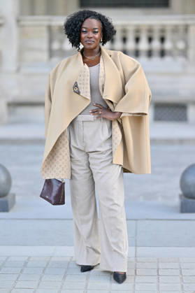 PFW Louis Vuitton Outside Arrivals Wunmi Mosaku arriving at Louis Vuitton show during Paris Fashion Week, in Paris, France on 6 October 2026. Photo by Julien Reynaud APS-Medias ABACAPRESS.COM Paris France  Copyright: xReynaudxJulien APS-Medias ABACAx
