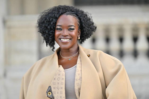 PFW Louis Vuitton Outside Arrivals Wunmi Mosaku arriving at Louis Vuitton show during Paris Fashion Week, in Paris, France on 6 October 2026. Photo by Julien Reynaud APS-Medias ABACAPRESS.COM Paris France  Copyright: xReynaudxJulien APS-Medias ABACAx
