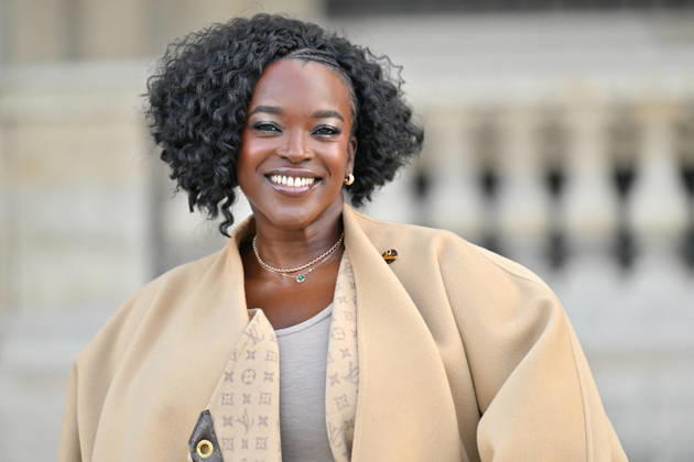 PFW Louis Vuitton Outside Arrivals Wunmi Mosaku arriving at Louis Vuitton show during Paris Fashion Week, in Paris, France on 6 October 2026. Photo by Julien Reynaud APS-Medias ABACAPRESS.COM Paris France  Copyright: xReynaudxJulien APS-Medias ABACAx