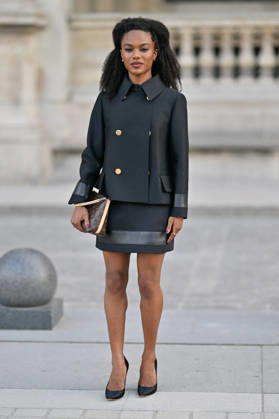 PFW Louis Vuitton Outside Arrivals Maya Boyd arriving at Louis Vuitton show during Paris Fashion Week, in Paris, France on 6 October 2026. Photo by Julien Reynaud APS-Medias ABACAPRESS.COM Paris France  Copyright: xReynaudxJulien APS-Medias ABACAx
