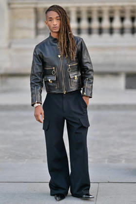 PFW Louis Vuitton Outside Arrivals Jaden Smith arriving at Louis Vuitton show during Paris Fashion Week, in Paris, France on 6 October 2026. Photo by Julien Reynaud APS-Medias ABACAPRESS.COM Paris France  Copyright: xReynaudxJulien APS-Medias ABACAx