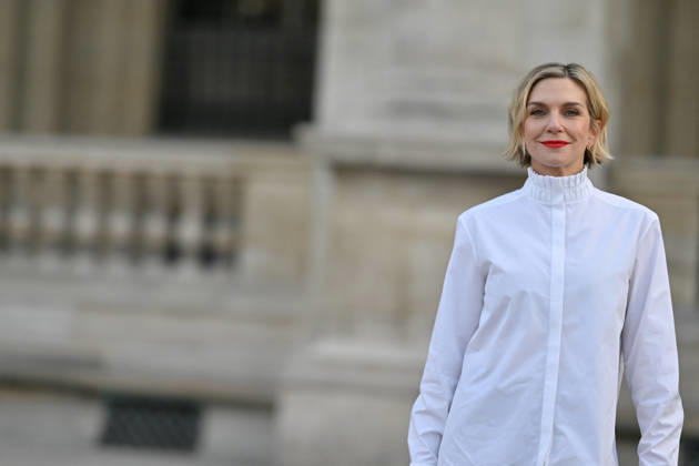 PFW Louis Vuitton Outside Arrivals Rhea Seehorn arriving at Louis Vuitton show during Paris Fashion Week, in Paris, France on 6 October 2026. Photo by Julien Reynaud APS-Medias ABACAPRESS.COM Paris France  Copyright: xReynaudxJulien APS-Medias ABACAx