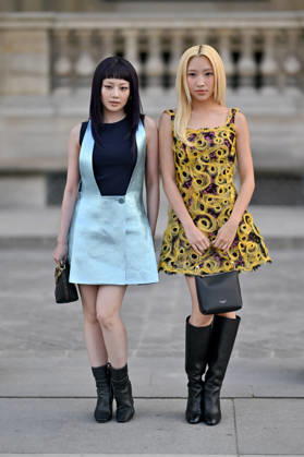 PFW Louis Vuitton Outside Arrivals HINATA, MAYA arriving at Louis Vuitton show during Paris Fashion Week, in Paris, France on 6 October 2026. Photo by Julien Reynaud APS-Medias ABACAPRESS.COM Paris France  Copyright: xReynaudxJulien APS-Medias ABACAx
