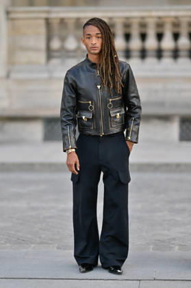 PFW Louis Vuitton Outside Arrivals Jaden Smith arriving at Louis Vuitton show during Paris Fashion Week, in Paris, France on 6 October 2026. Photo by Julien Reynaud APS-Medias ABACAPRESS.COM Paris France  Copyright: xReynaudxJulien APS-Medias ABACAx
