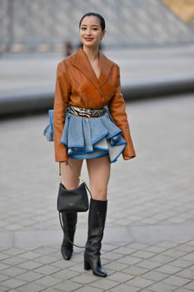 PFW Louis Vuitton Outside Arrivals Suzu Hirose arriving at Louis Vuitton show during Paris Fashion Week, in Paris, France on 6 October 2026. Photo by Julien Reynaud APS-Medias ABACAPRESS.COM Paris France  Copyright: xReynaudxJulien APS-Medias ABACAx