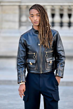 PFW Louis Vuitton Outside Arrivals Jaden Smith arriving at Louis Vuitton show during Paris Fashion Week, in Paris, France on 6 October 2026. Photo by Julien Reynaud APS-Medias ABACAPRESS.COM Paris France  Copyright: xReynaudxJulien APS-Medias ABACAx